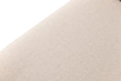 OUTLET Krzesło tapicerowane do jadalni Sonsify w tkaninie łatwoczyszczącej kremowy welur