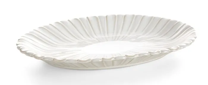 Patera Avril 31 cm kremowa