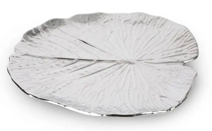 Patera Kalina ceramiczna srebrna