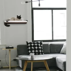 Półka dla kota CHILL DeLUXE wenge biała