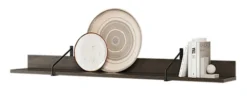 Półka wisząca Piemonte 155 cm Jesion portland/czarny