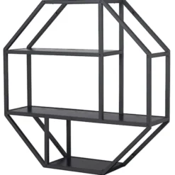 Półka wisząca Seaford 77 cm popiel