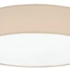 Plafon Harnalls średnica 60 cm beżowy