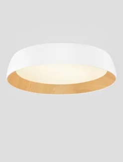 Plafon Kessov LED brązowo-biały