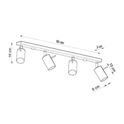 Plafon Ring 4L chrom