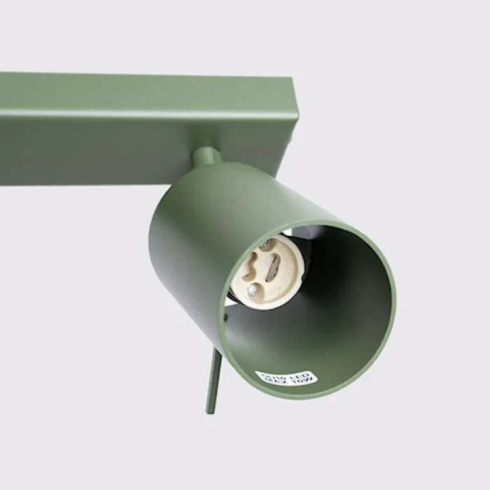 Plafon Ring 3L zielony oliwkowy