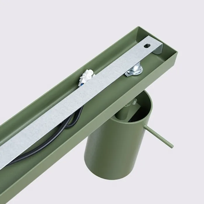 Plafon Ring 3L zielony oliwkowy