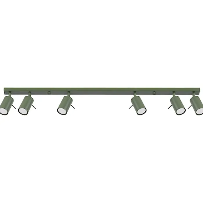 Plafon Ring 6L zielony oliwkowy