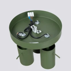 Plafon Ring 3P zielony oliwkowy