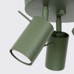 Plafon Ring 3P zielony oliwkowy