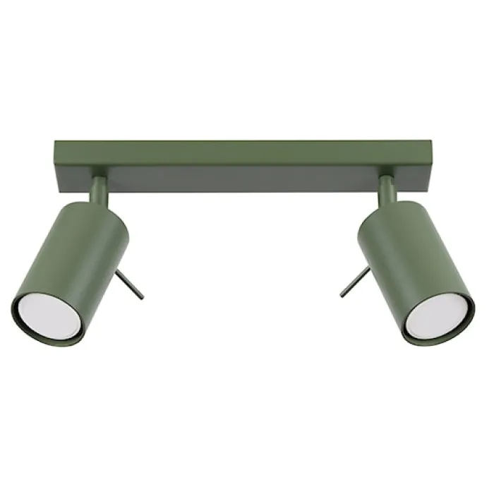 Plafon Ring 2 zielony oliwkowy