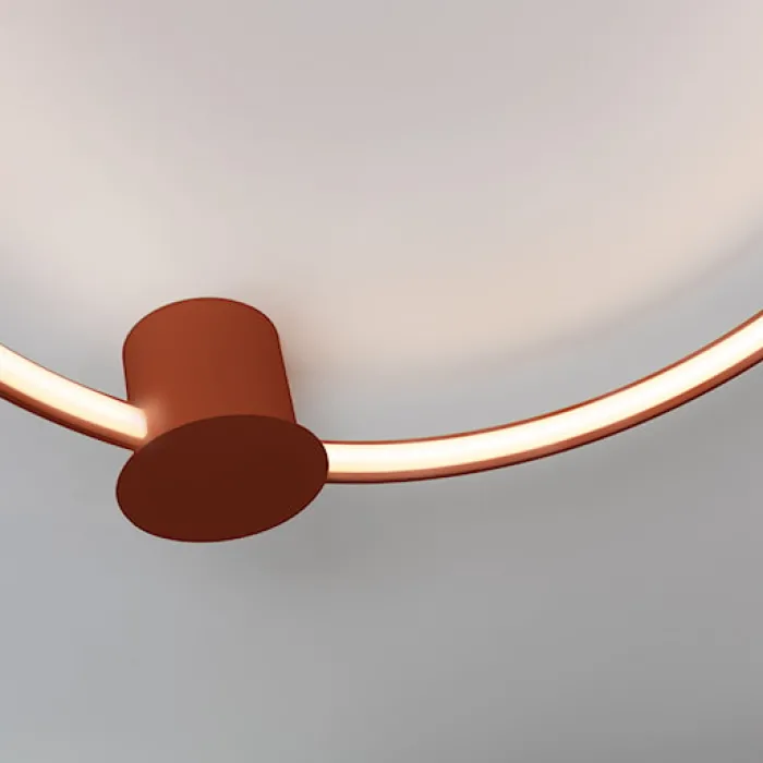 Plafon Rio LED 78 cm ochra czerwona 3000K
