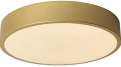 Plafon Unar LED 30 cm biało-złoty