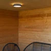 Plafon zewnętrzny Goleta LED regulowany biało-czarny