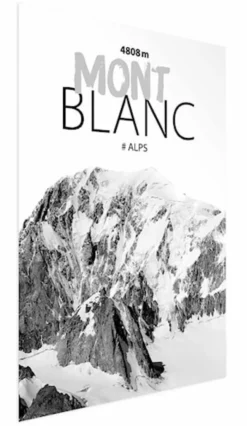 Plakat Mont Blanc 90x60 cm