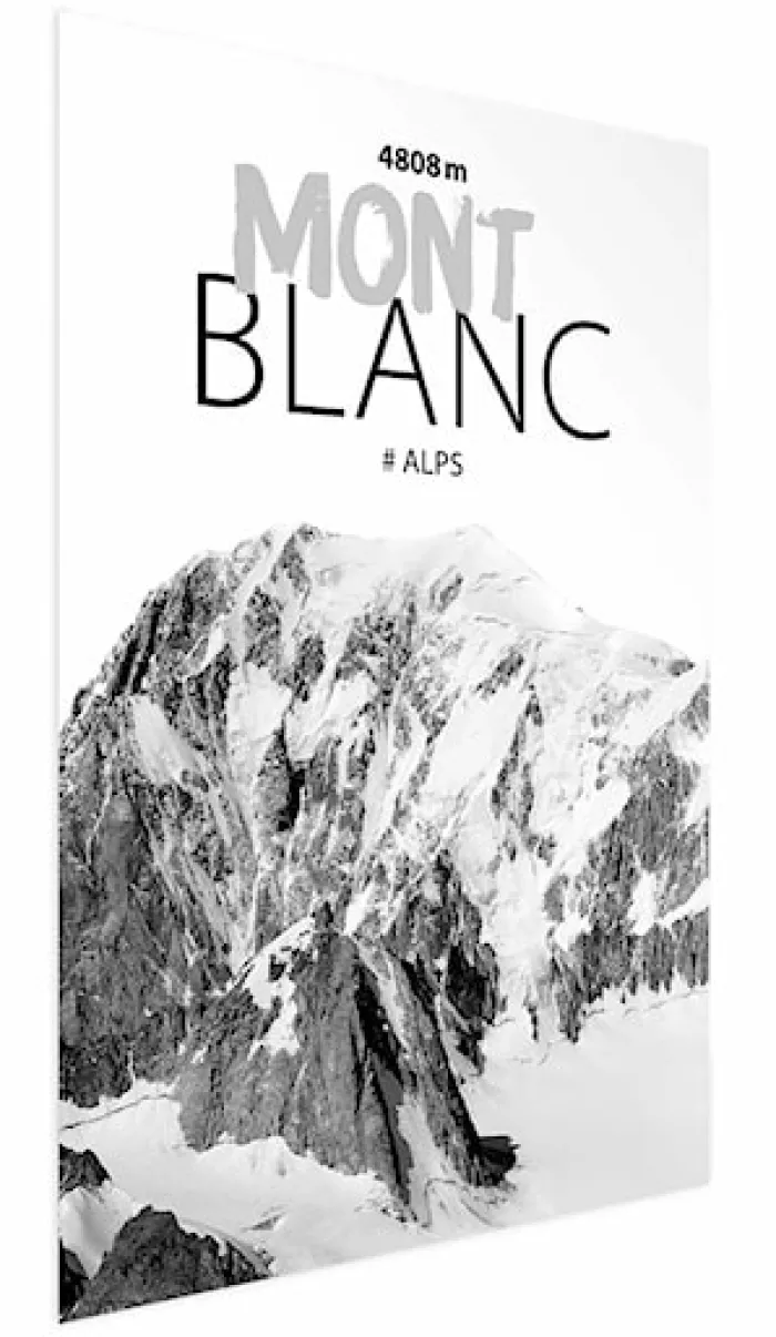Plakat Mont Blanc 60x40 cm