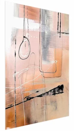 Plakat Pastelowa abstrakcja 90x60 cm