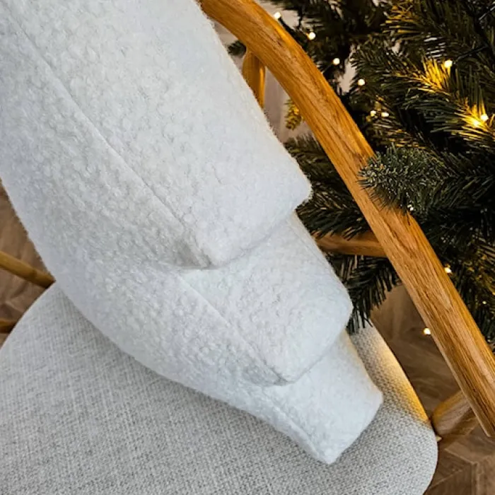 Poduszka Soft Loop 45x45 cm biała choinka