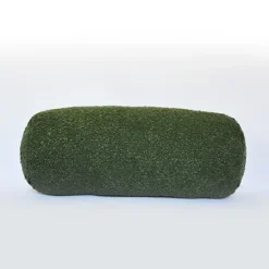Poduszka wałek Boucle 40x16 cm zielona