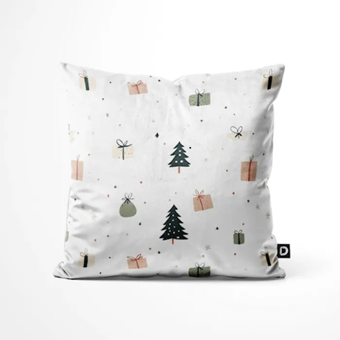 Poszewka Winter 40x40 cm prezenty pod choinką