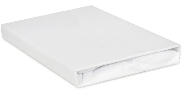 Prześcieradło jersey Herrent z gumą na materac 200x180 cm białe