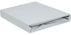 Prześcieradło jersey Herrent z gumą na materac 200x180 cm szare
