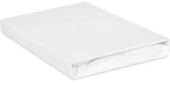 Prześcieradło jersey Herrent z gumą na materac 200x90 cm białe