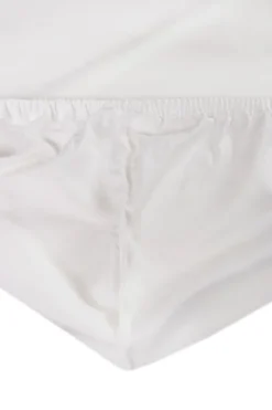 Prześcieradło jersey z lycrą Herrentz gumą na materac 200x90 cm białe
