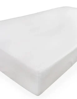 Prześcieradło jersey z lycrą Herrentz gumą na materac 200x90 cm białe