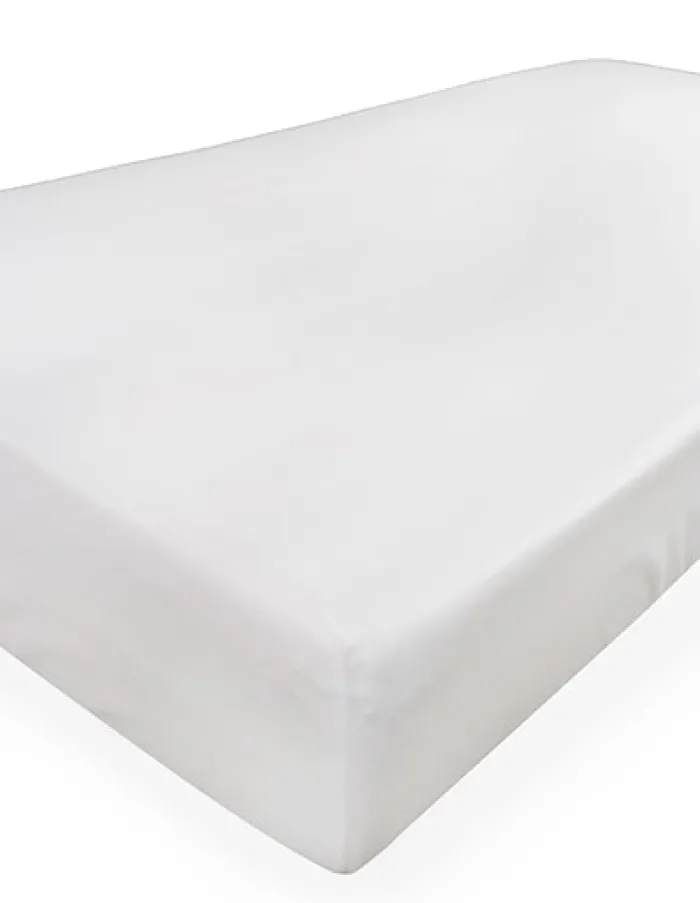 Prześcieradło jersey z lycrą Herrentz gumą na materac 200x90 cm białe