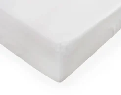 Prześcieradło jersey z lycrą Herrentz gumą na materac 200x90 cm białe