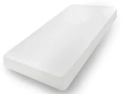 Prześcieradło jersey z lycrą Herrentz gumą na materac 200x90 cm białe