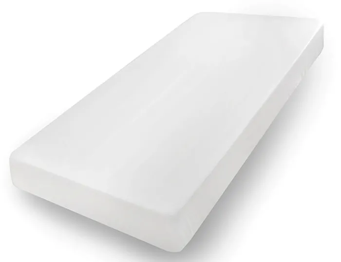 Prześcieradło jersey z lycrą Herrentz gumą na materac 200x90 cm białe