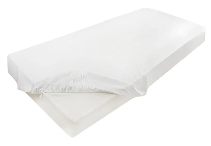Prześcieradło jersey z lycrą Herrentz gumą na materac 200x90 cm białe