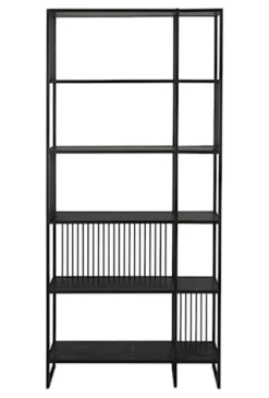 Regał metalowy Velook 185 cm czarny