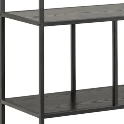 Regał na książki Seaford 135 cm czarny jesion