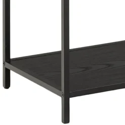 Regał na książki Seaford 135 cm czarny jesion
