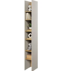Regał na książki Teen Flex 27 cm Silk flou / hikora naturalna