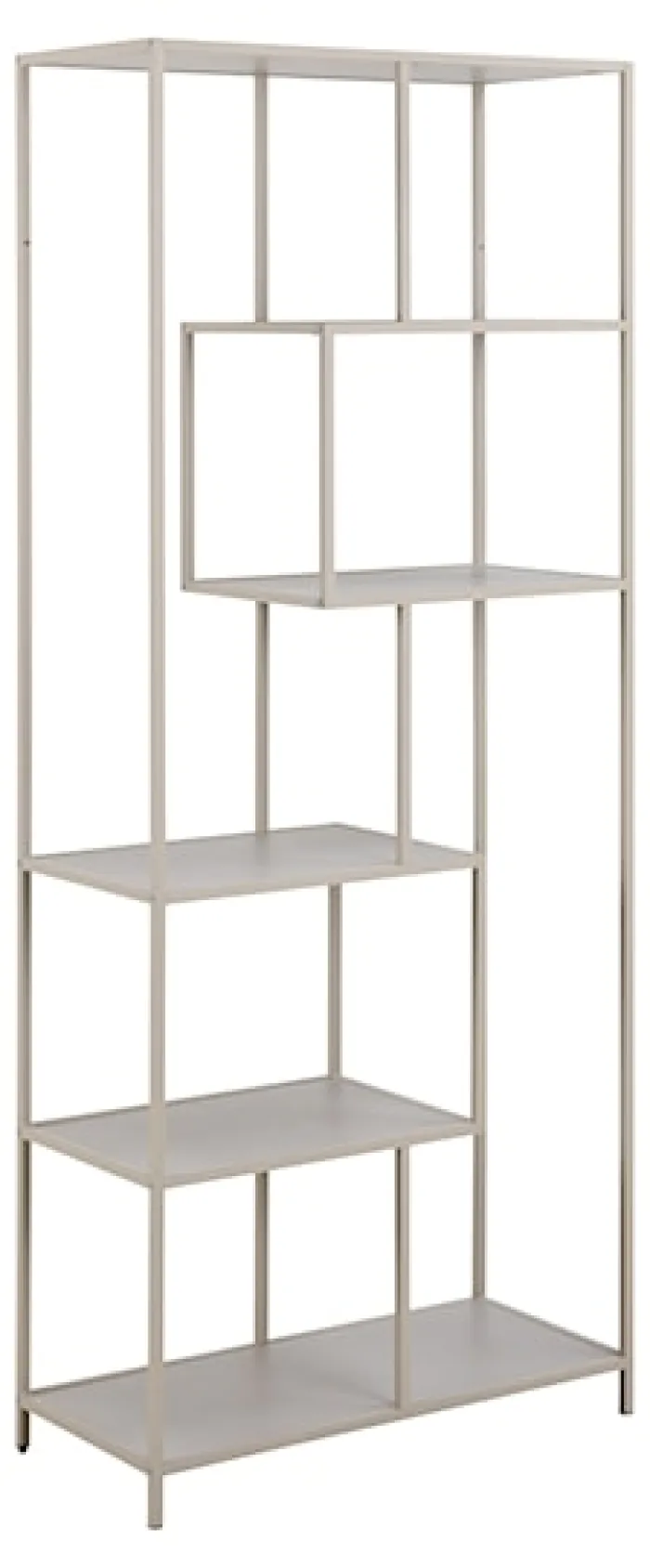 Regał Seaford 77 cm beżowy