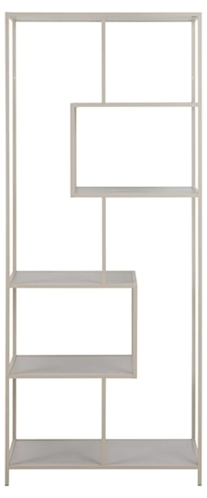 Regał Seaford 77 cm beżowy