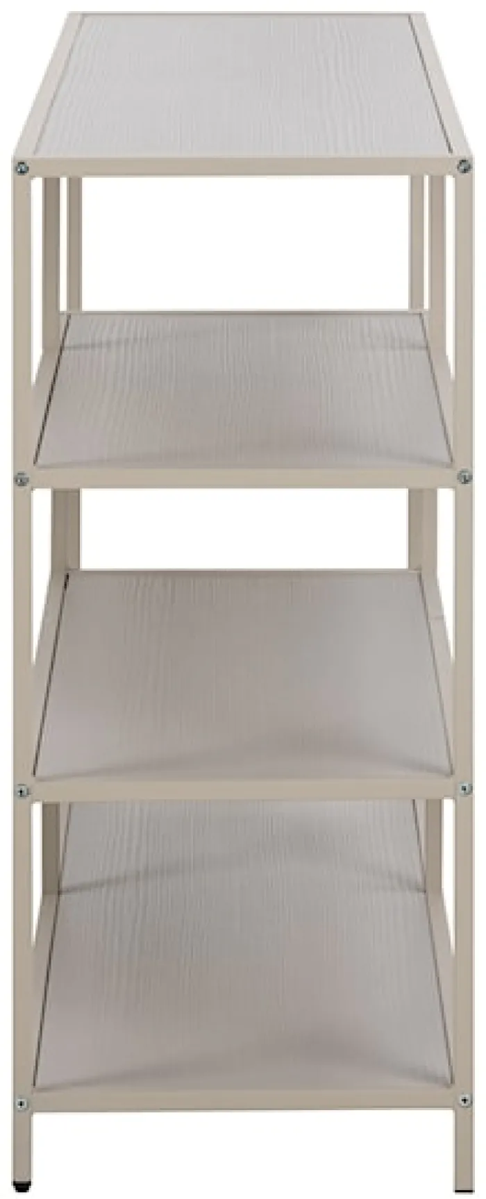 Regał Seaford 114 cm niski beżowy