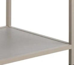 Regał Seaford 114 cm niski beżowy