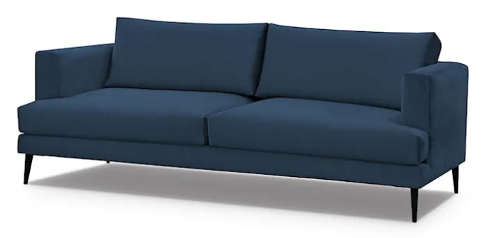 Sofa dwuosobowa Dragato granatowa welur
