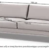 Sofa dwuosobowa Dragato oliwkowa welur