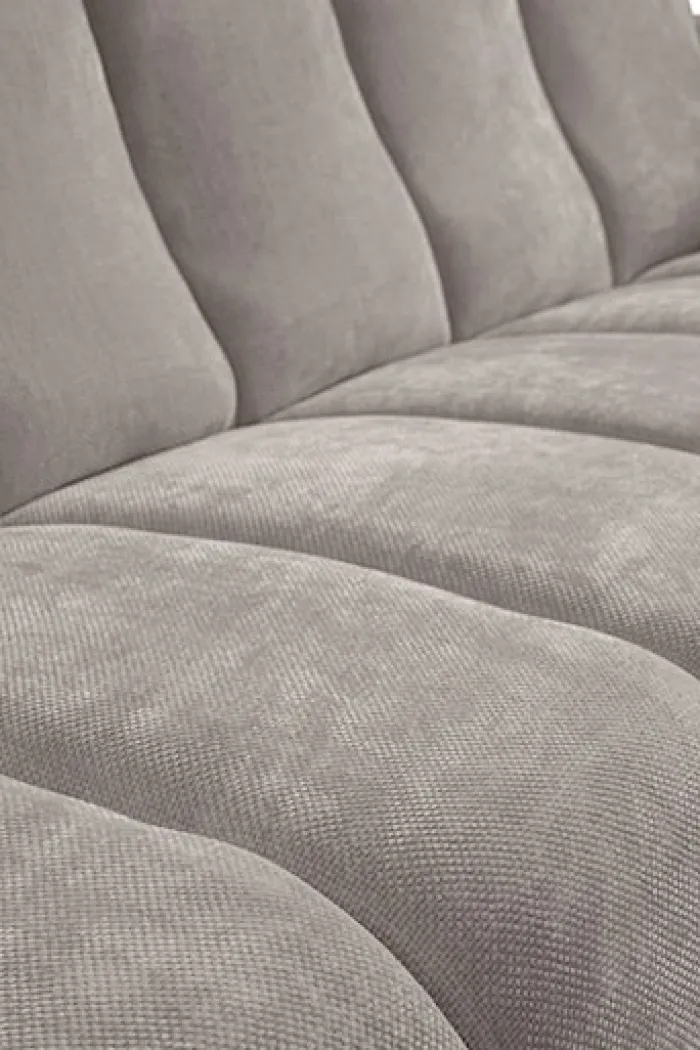 Sofa dwuosobowa Volare szarobeżowa szenil łatwoczyszczący