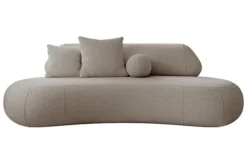 Sofa trzyosobowa Balme beżowa boucle
