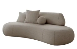 Sofa trzyosobowa Balme beżowa boucle