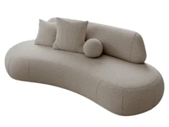 Sofa trzyosobowa Balme beżowa boucle