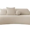 Sofa trzyosobowa Balme jasnobeżowa boucle