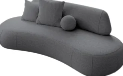 Sofa trzyosobowa Balme szara boucle